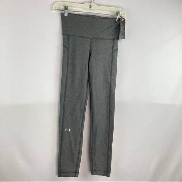Under Armour gray heat gear compression leggings - Picture 1 of 5